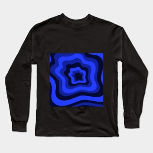 Waves Pattern Long Sleeve T-Shirt